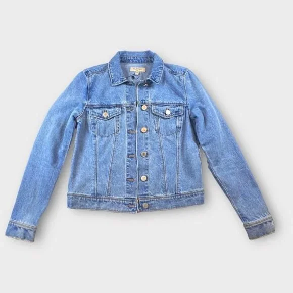 Haute Hippie Tribe Lottie Denim Jacket Blue, Size Small - Picture 2 of 12